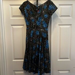 Vixen my Micheline Pitt Blue Spiderweb Dress (Worn Once)